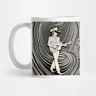 Dwight Yoakam Playing Guitar Mug